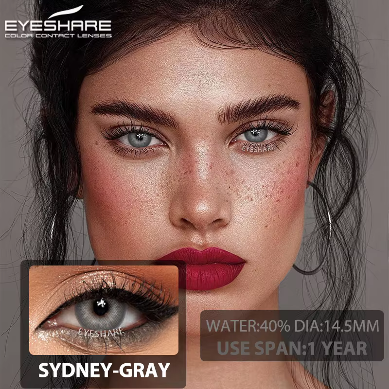 EYESHARE 1 paire d'élèves colorées pour les yeux Contacts