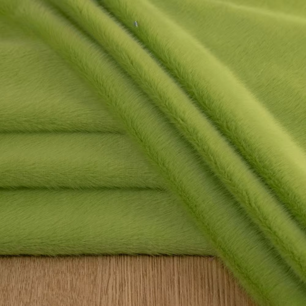 Tissu en fausse fourrure de vison de 5mm