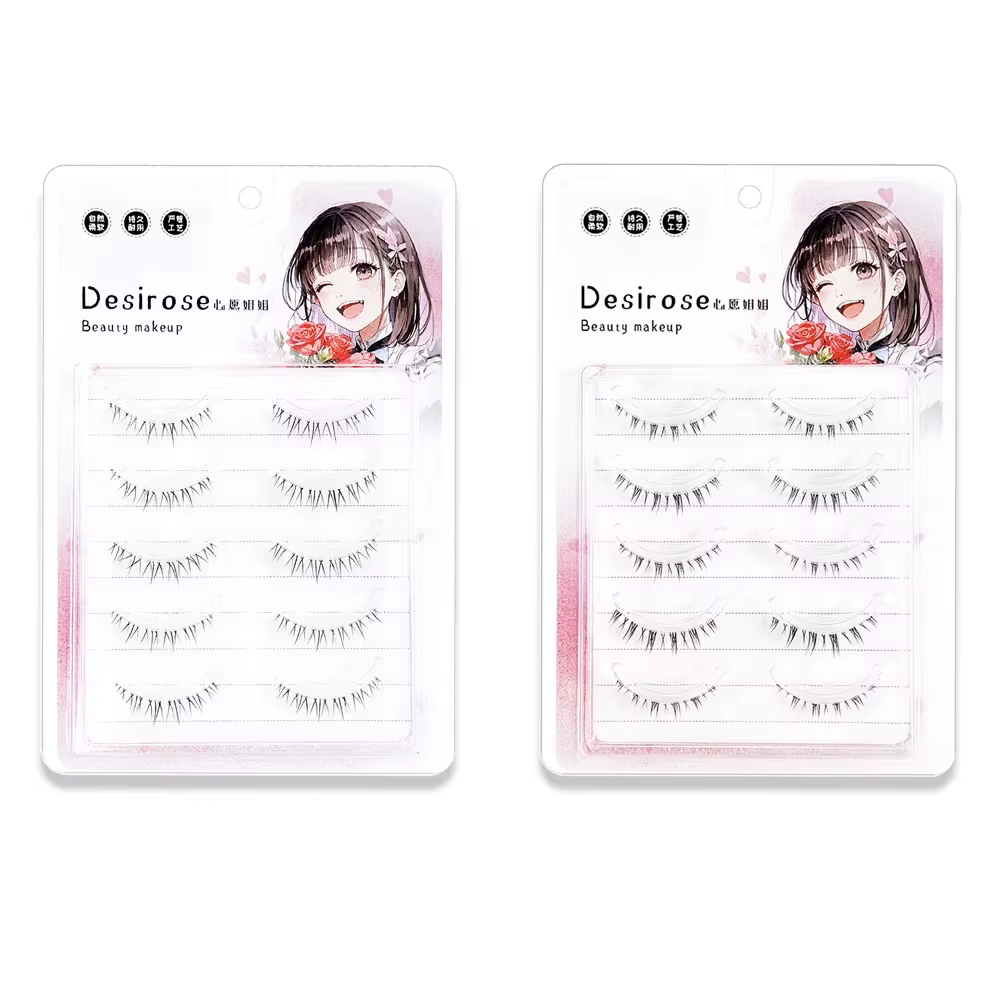 5 paires de cils Manga
