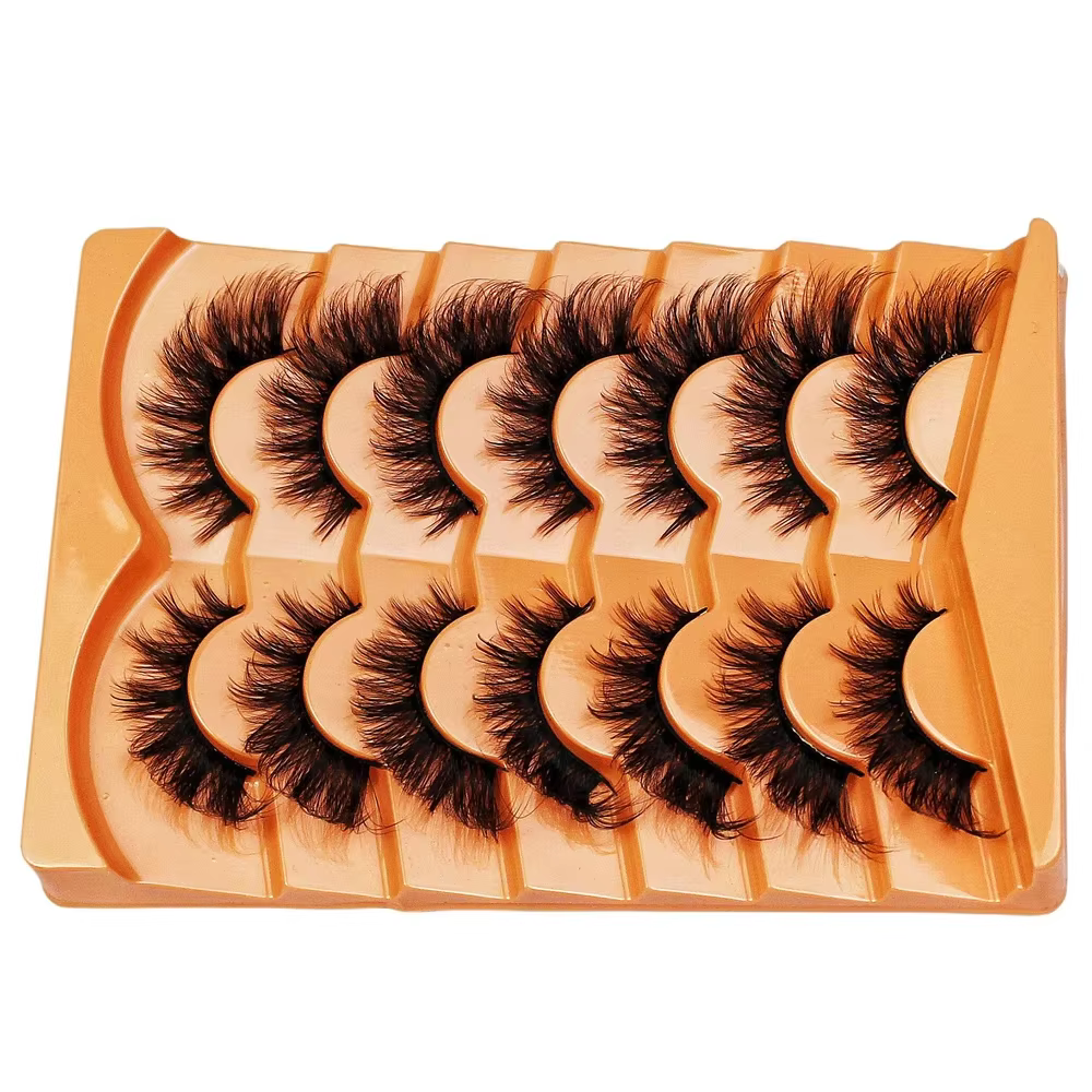 Faux cils longs et moelleux pour l'allongement et l'amélioration des yeux