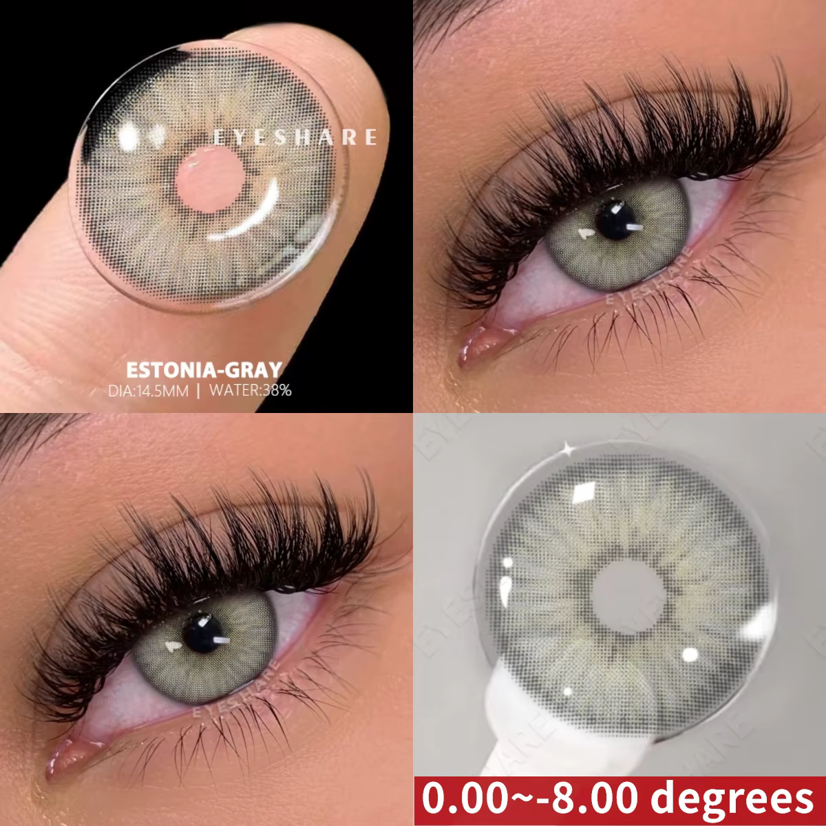Lentilles de Contact Colorées pour Myopie