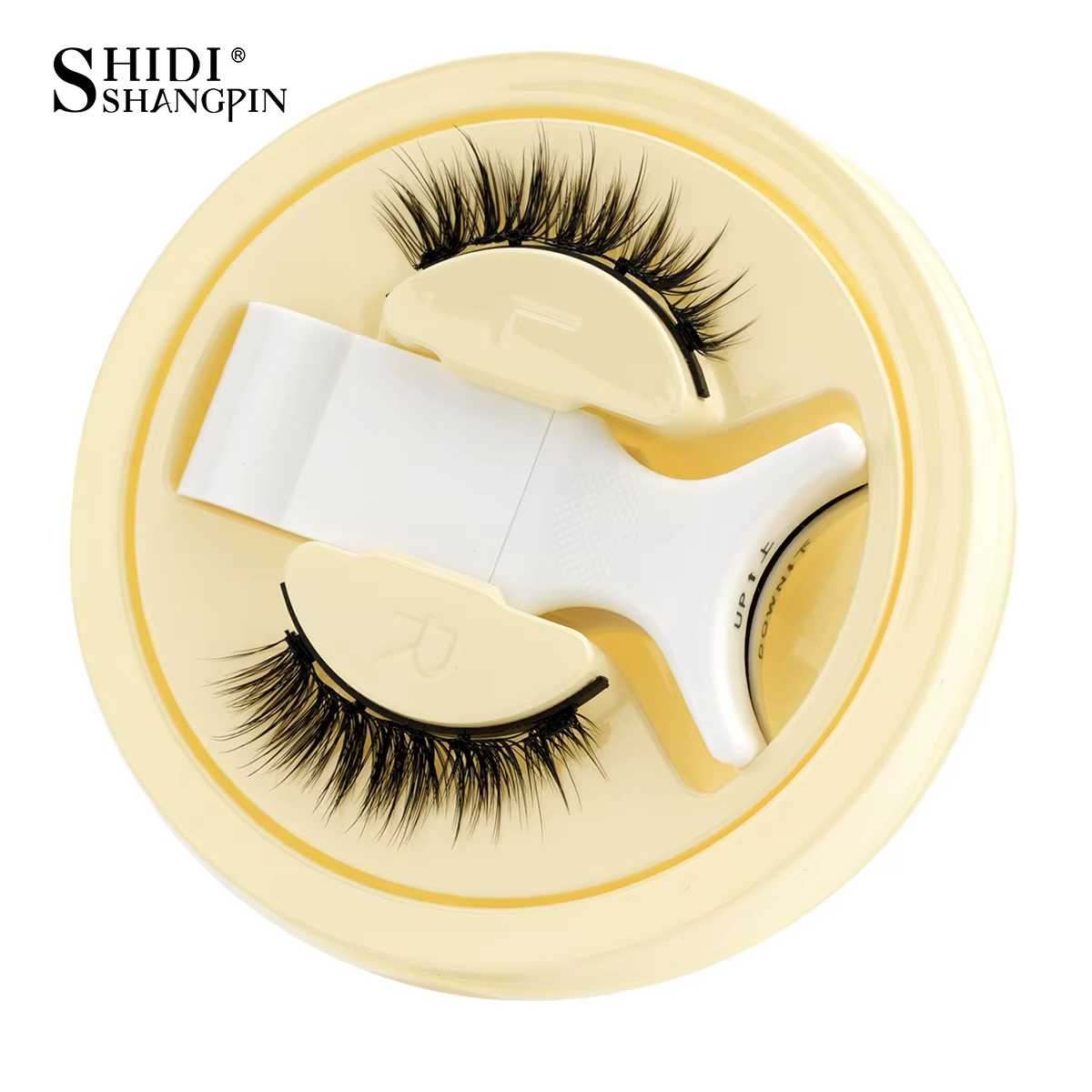 SHIDISHANGPIN 5 Styles de cils magnétiques naturels ensemble 1 paire réutilisable aucune colle nécessaire faux