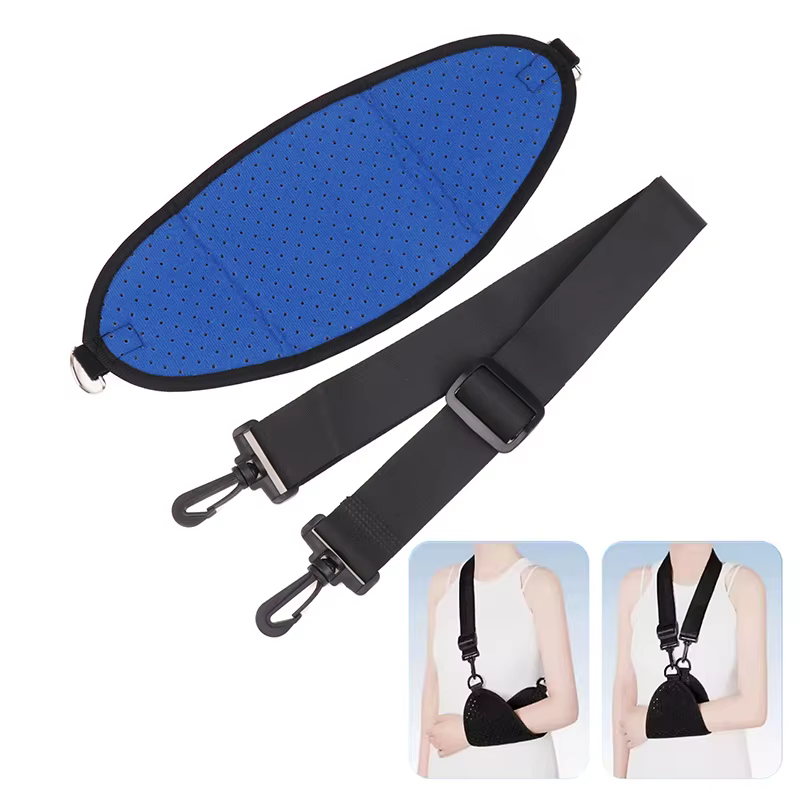 Support de bras réglable et respirant, sangle d'épaule, attelle d'immobilisation, poignet, coude, avant-bras, attelle de récupération de Fracture