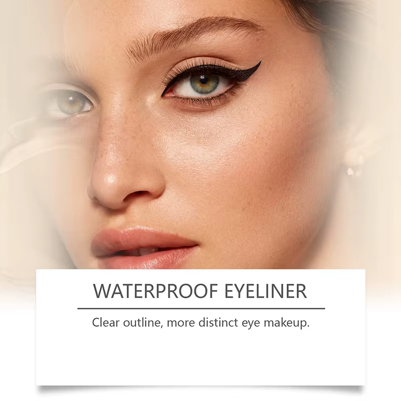 Eyeliner prune pour les yeux verts/bleus/marrons