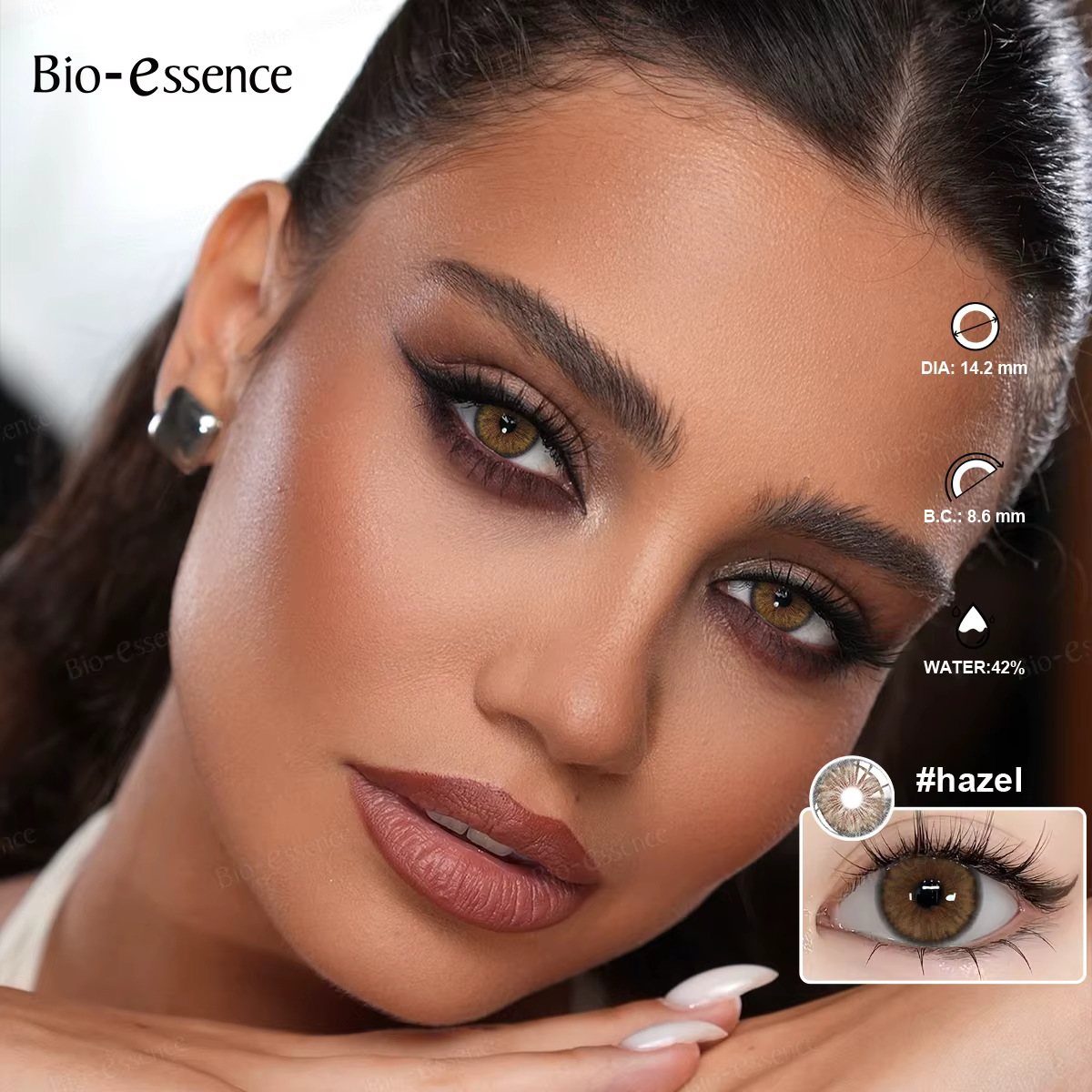 Bio-essence Lentilles de Contact Colorées PATTAYA Blue