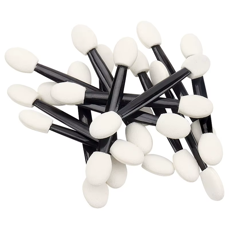Applicateurs d’ombres à paupières jetables à double embout 25/100 pcs – mini éponges en latex – outils de maquillage