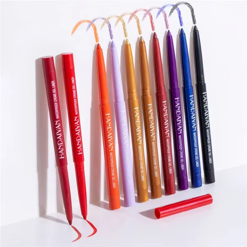 Nouveau Eyeliner mat nacré imperméable de 20 couleurs pas facile à tacher stylo