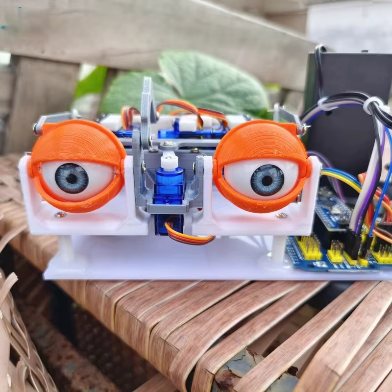 Kit DIY de contrôle de servomoteur SG90 pour yeux animatroniques Arduino, robot bionique, jouets éducatifs STEM, projet open source pour créateurs