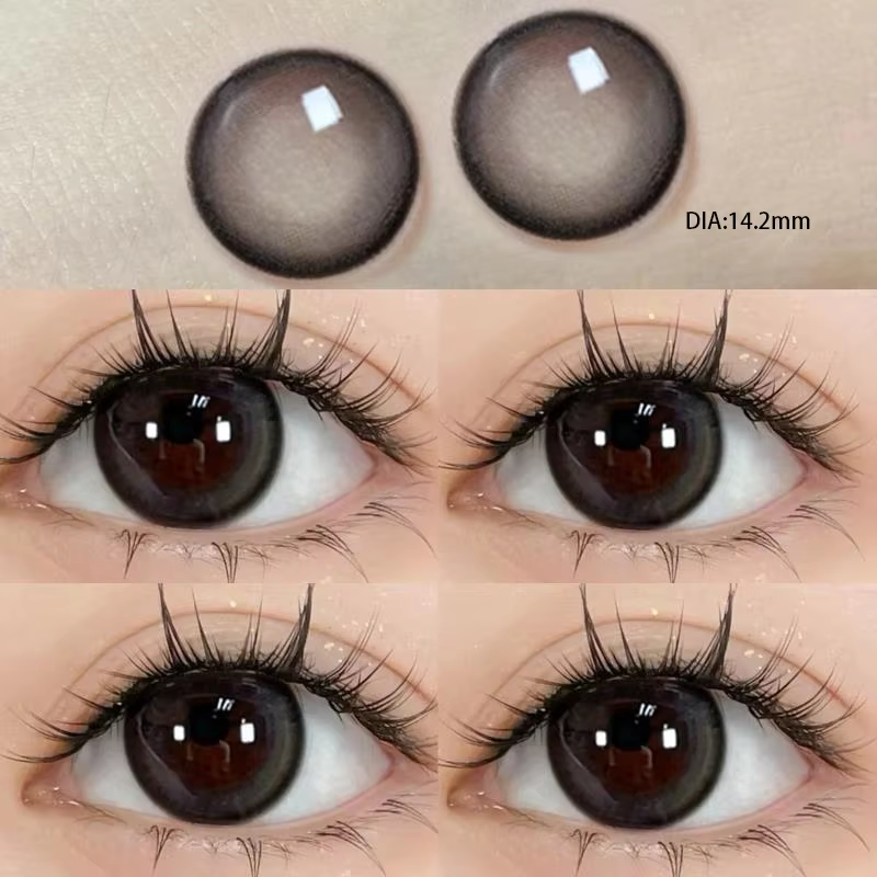 Lentilles colorées pour le maquillage des yeux