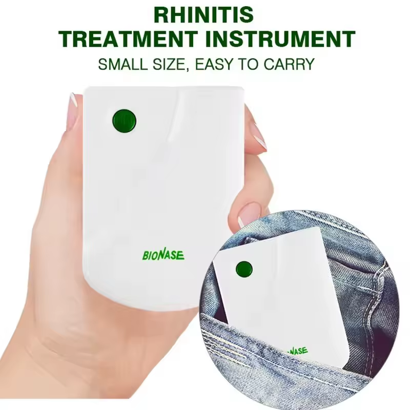 Traitement de la rhinite du nez et de la sinusite, thérapie au Laser BioNase, fièvre du foin, Massage du nez à impulsion basse fréquence, Machine de traitement des éternuements