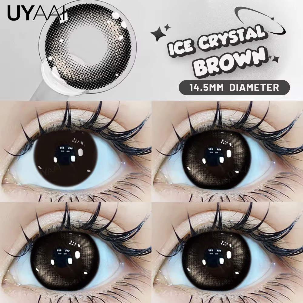 UYAAI lentilles noires à gros yeux
