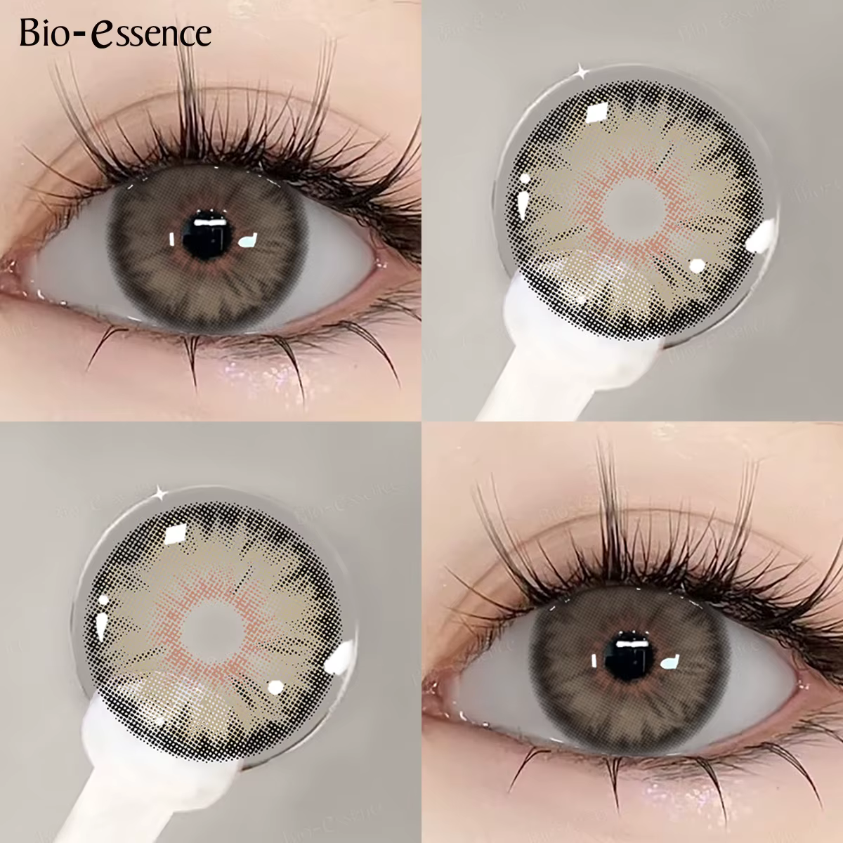 Bio-essence 1 paire de lentilles de Contact de couleur pour les yeux