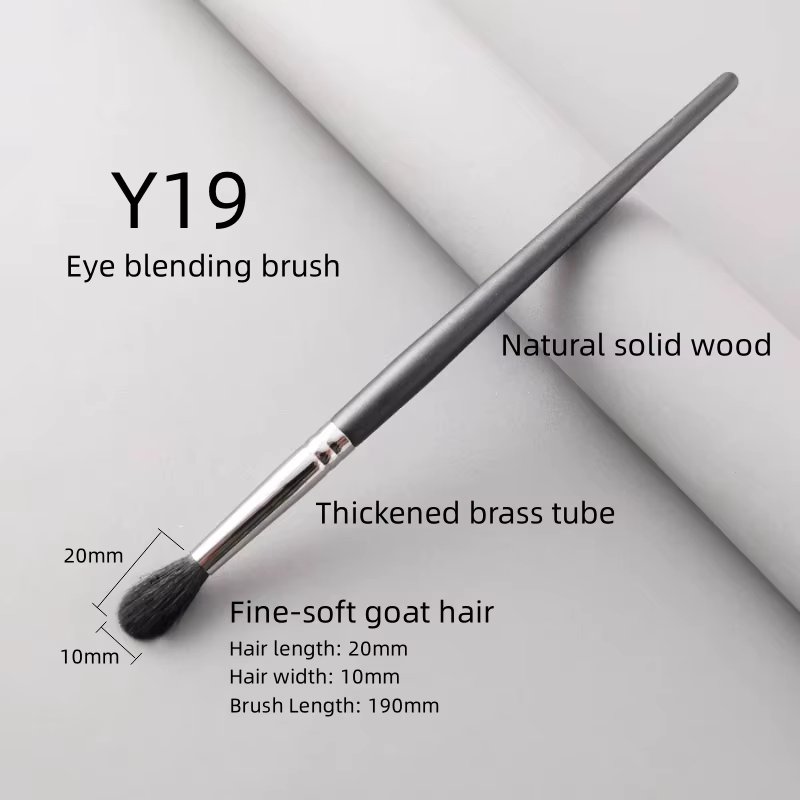 Fard à paupières mélange brosse maquillage naturel chèvre cheveux tache ombre