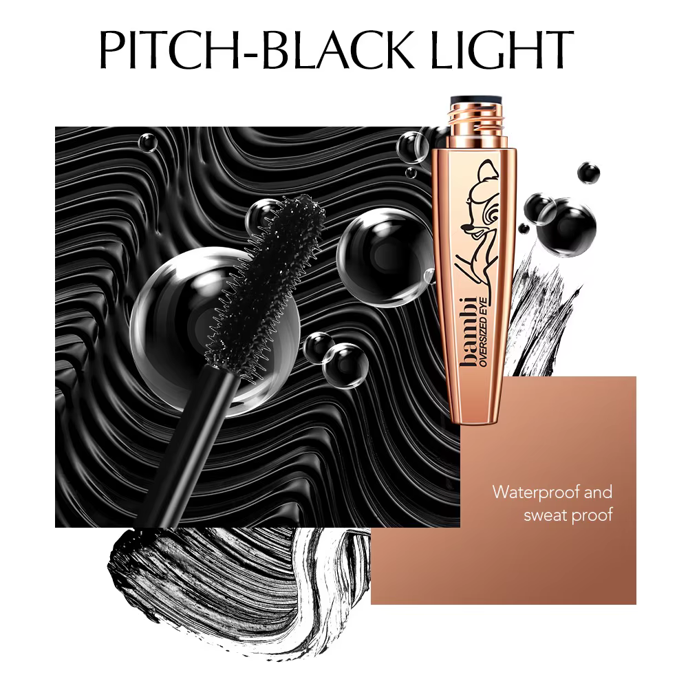 Deer Eye Mascara noir longue durée maquillage imperméable pour femme