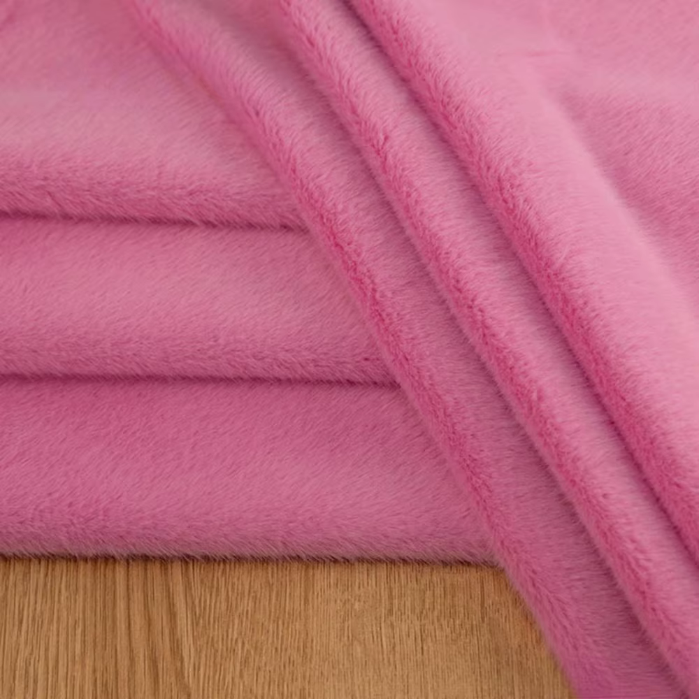 Tissu en fausse fourrure de vison de 5mm