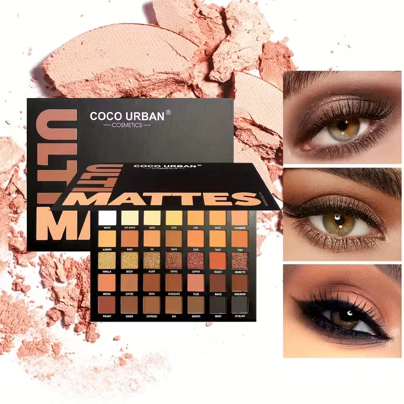Palette d'ombres à paupières 35 couleurs