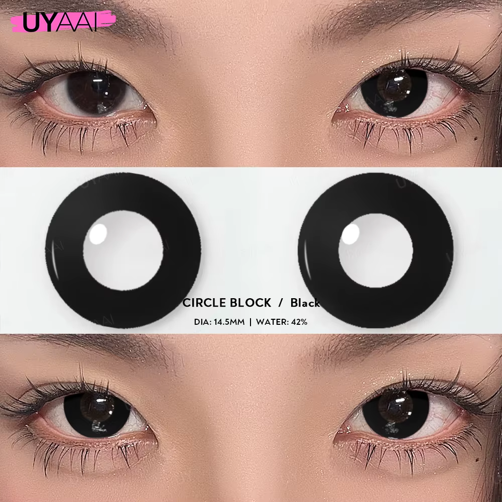 UYAAI 1 paire yeux de chat lentilles folles