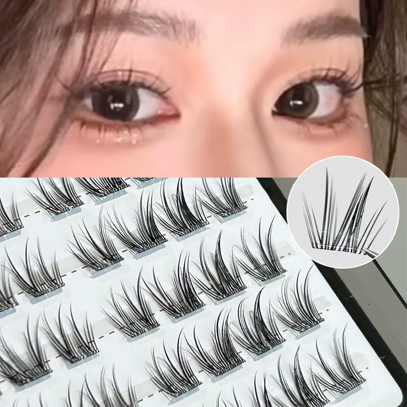 Faux cils et cils inférieurs sans colle