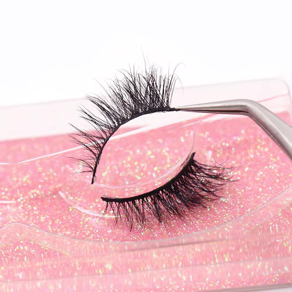 Faux-cils naturels en vison 3D