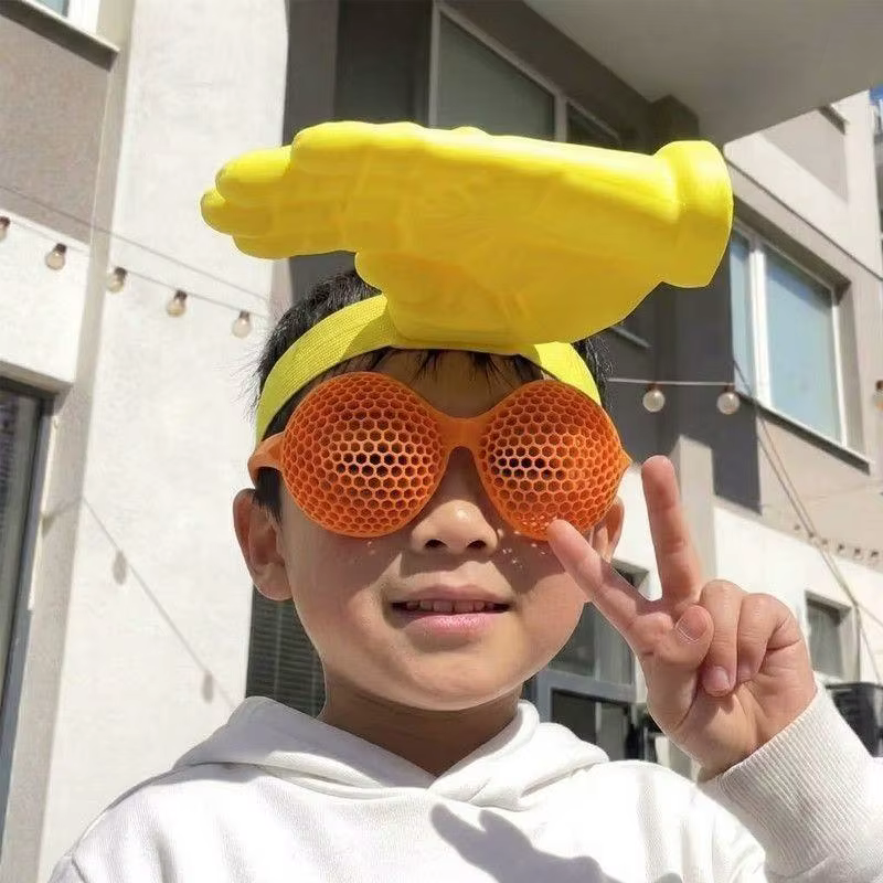 Lunettes amusantes en forme d'insectes avec détails 3D pour les créateurs et les concepteurs de costumes