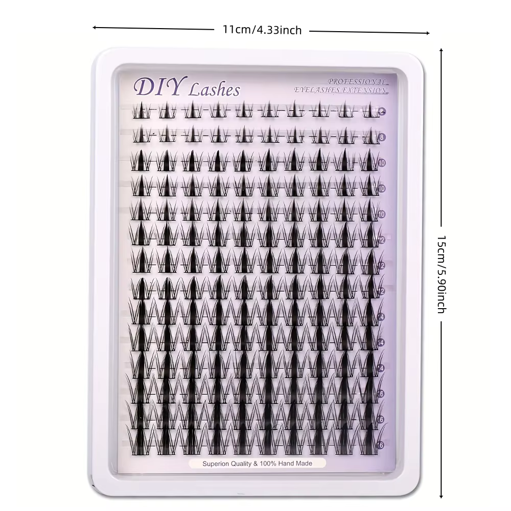 140 bouquets d'extensions de cils super volumineuses à faire soi-même