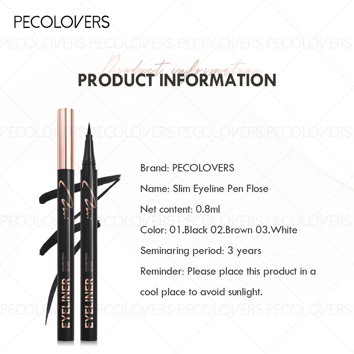 Eyeliner liquide Ultra-fin et imperméable