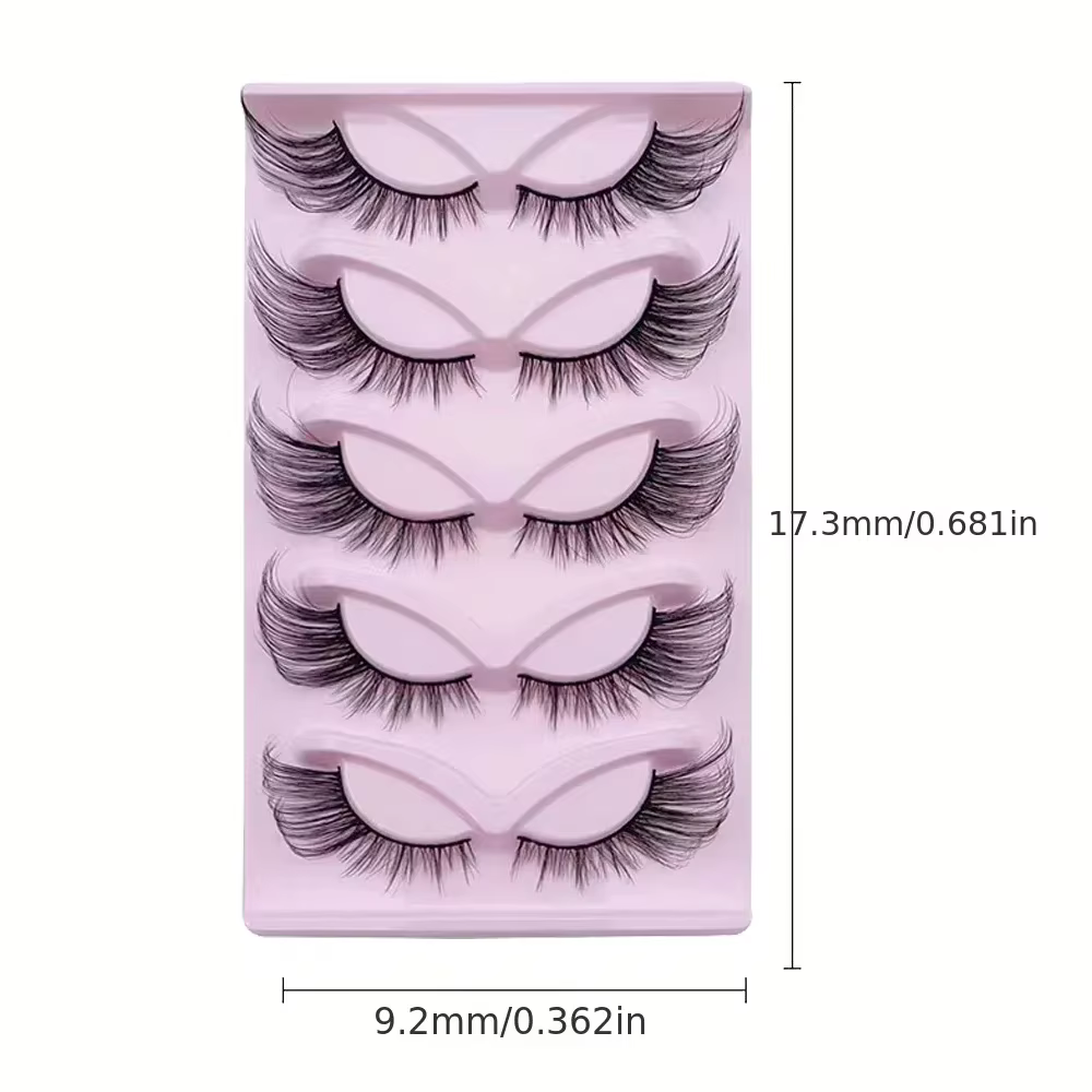 Faux cils 3D Fox Eye, aspect naturel