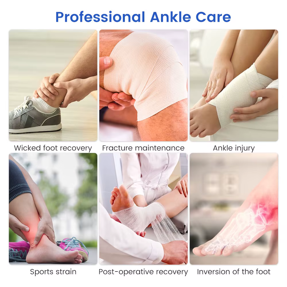 Orthèse réglable pour genou, cheville, pied, soutien des membres inférieurs, protection contre les fractures, soutien des articulations des jambes, soins de rééducation des ligaments