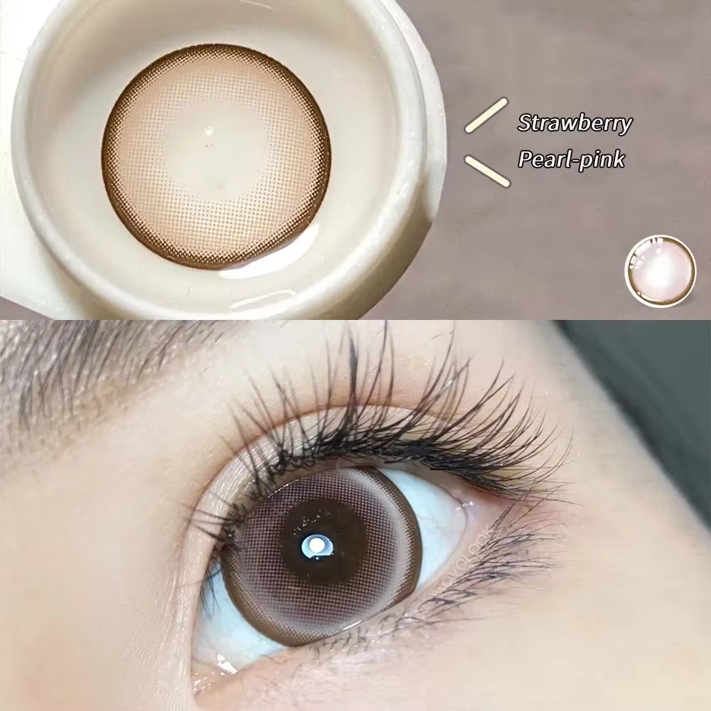 2PCS/paire grandes lentilles série perle