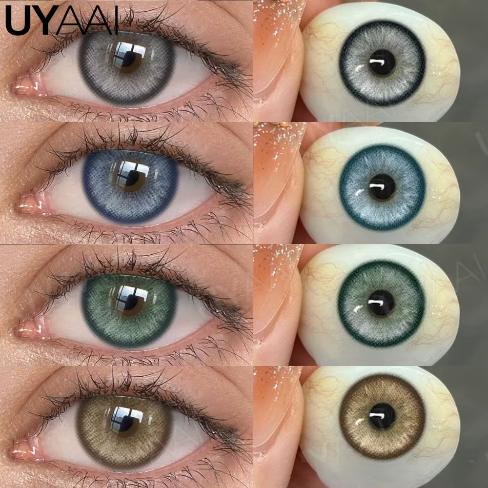 Lentilles de contact colorées UYAAI Beauty : Lentilles bleues