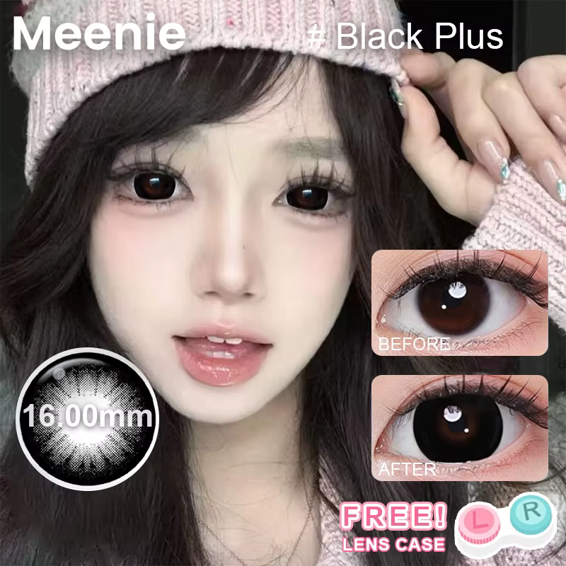 Lentilles de contact Meenie 16mm Big Eye noires