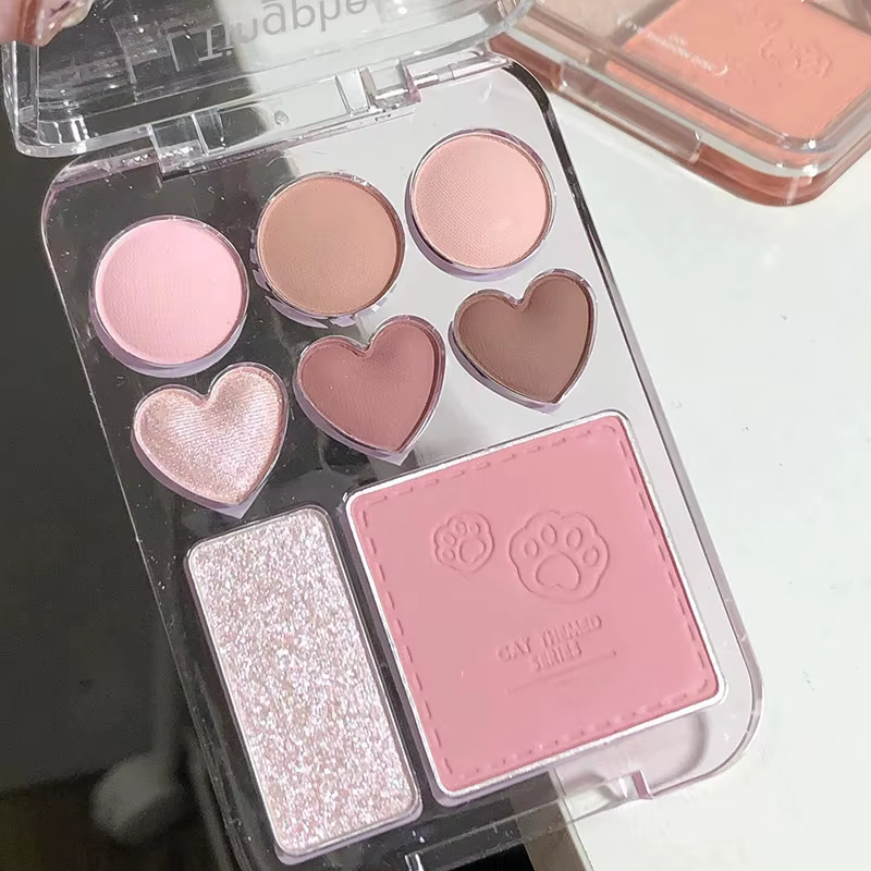 Palette de fards à paupières rose Orange