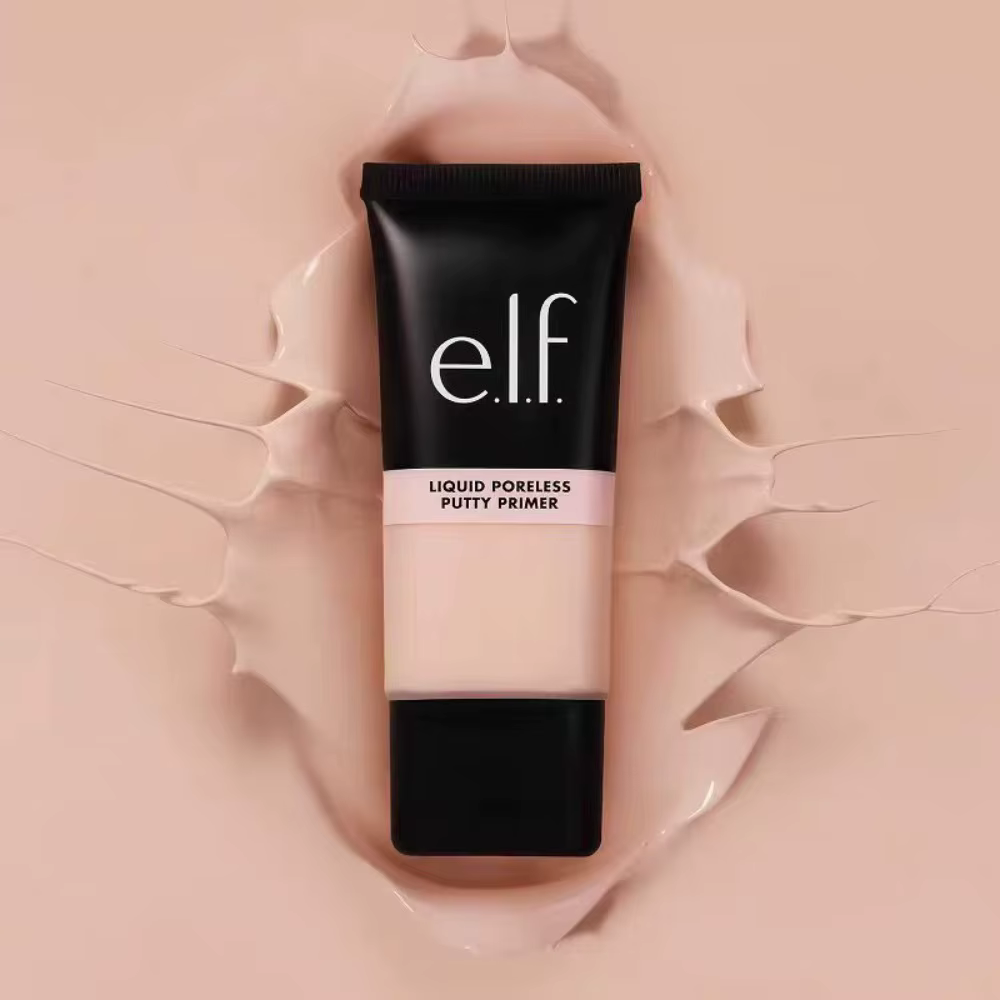 e.l.f. Base de maquillage liquide matifiante effet peau parfaite, texture crème, minimise les pores, contrôle le sébum, cosmétiques pour une peau impeccable