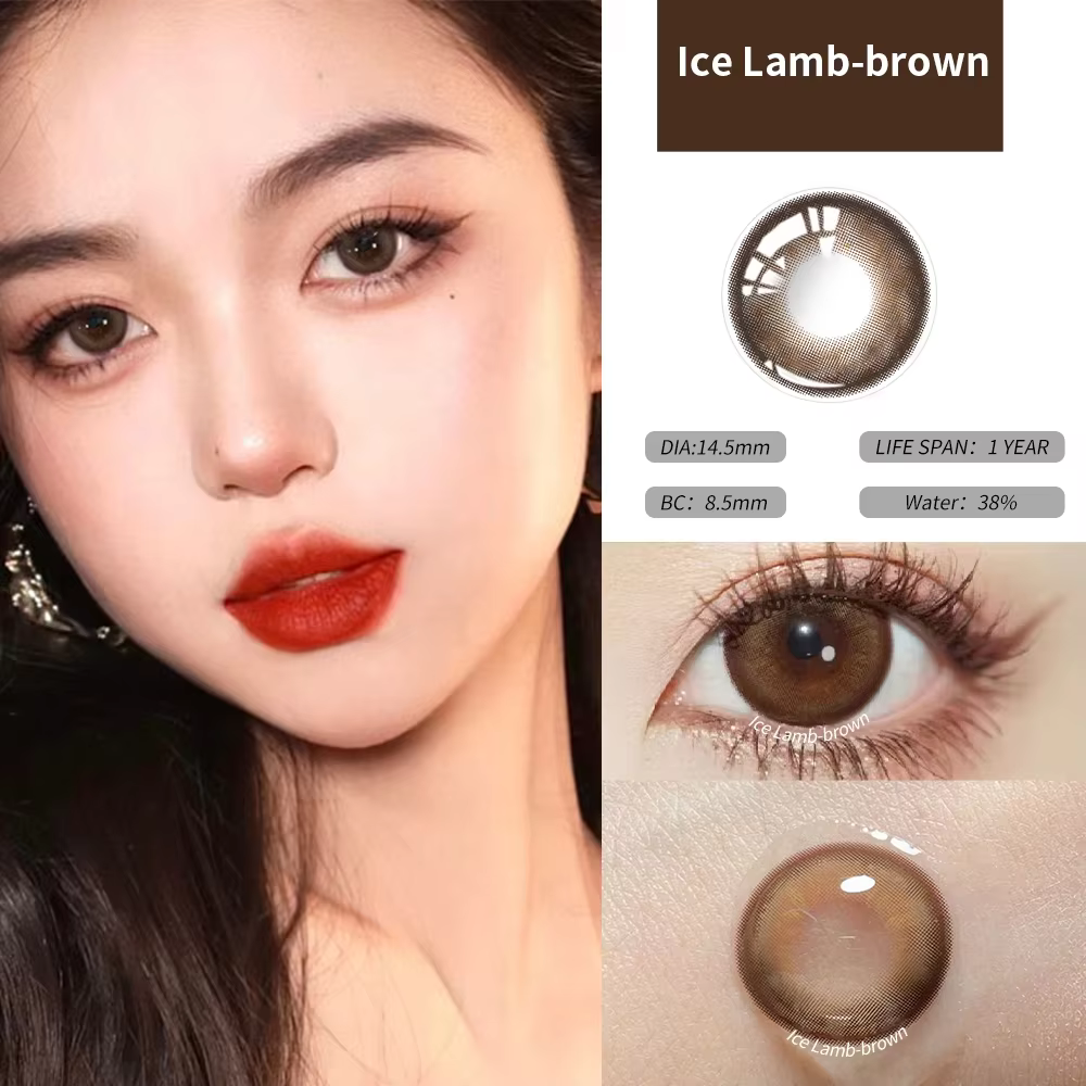 1 paire de lentilles de Contact Super naturelles pour les yeux