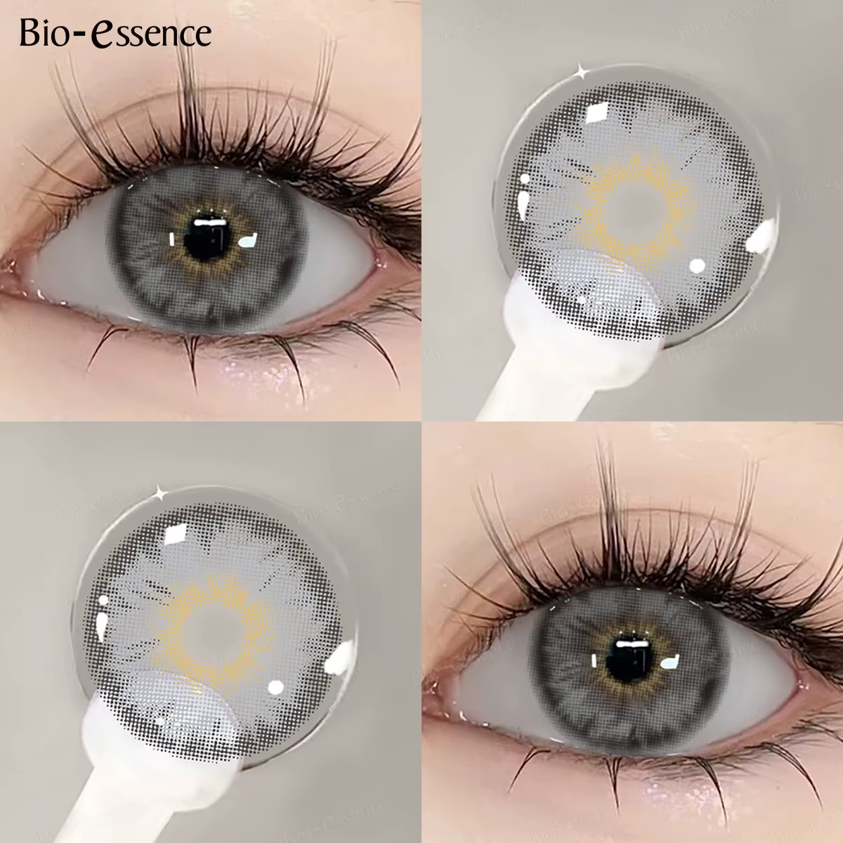Bio-essence 1 paire de lentilles de Contact de couleur pour les yeux