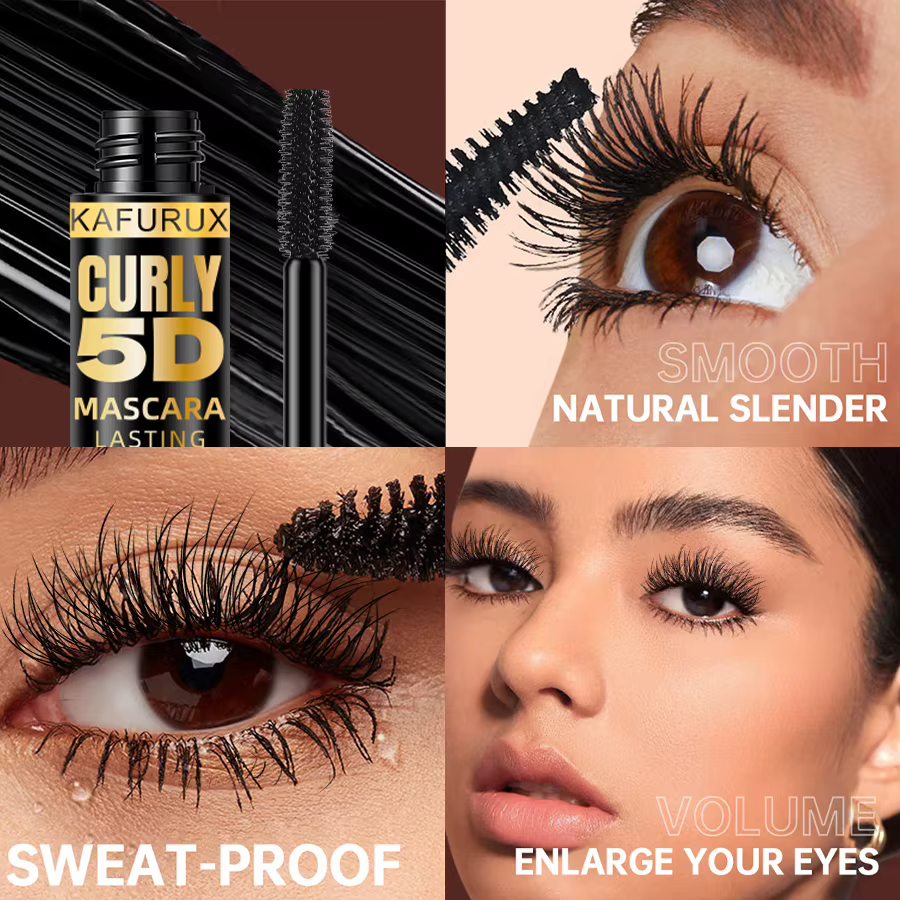 Mascara 5D 9 couleurs Bleu Blanc Vert Noir Épaississant Curling Imperméable Naturel Allongeant les cils Maquillage coréen Cadeaux pour femmes Beauté