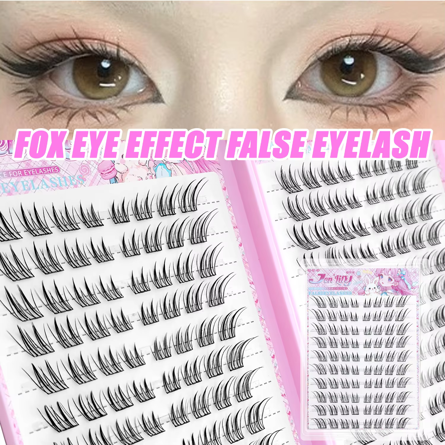 Faux cils Fox Eye sans colle