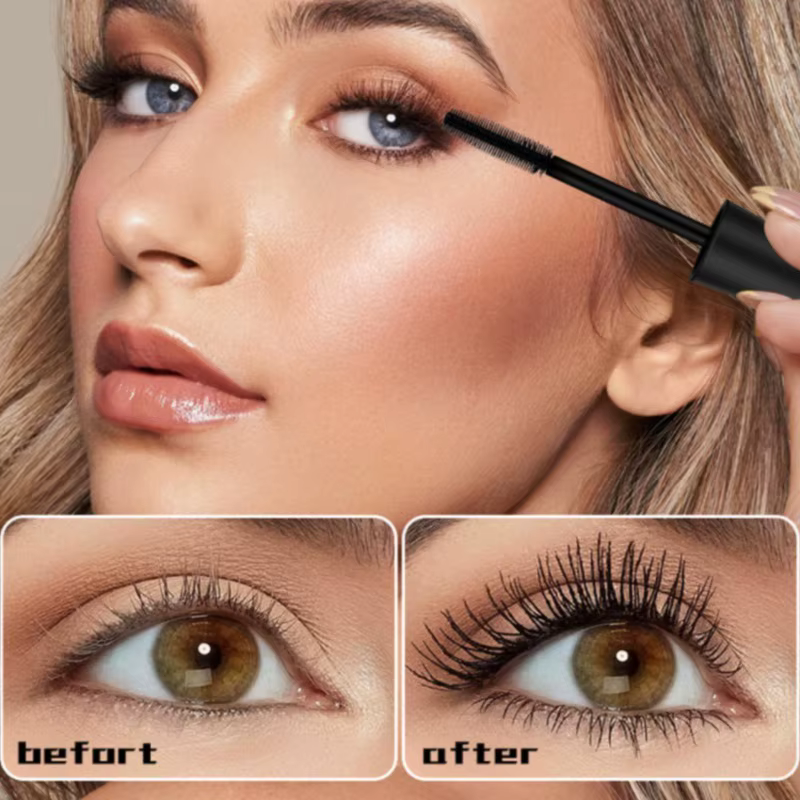 Mascara en fibres épais bouclés