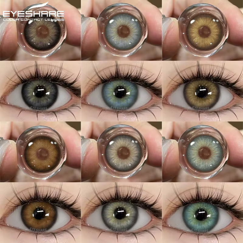 EYESHARE 1 paire de lentilles de Contact de couleur pour les yeux
