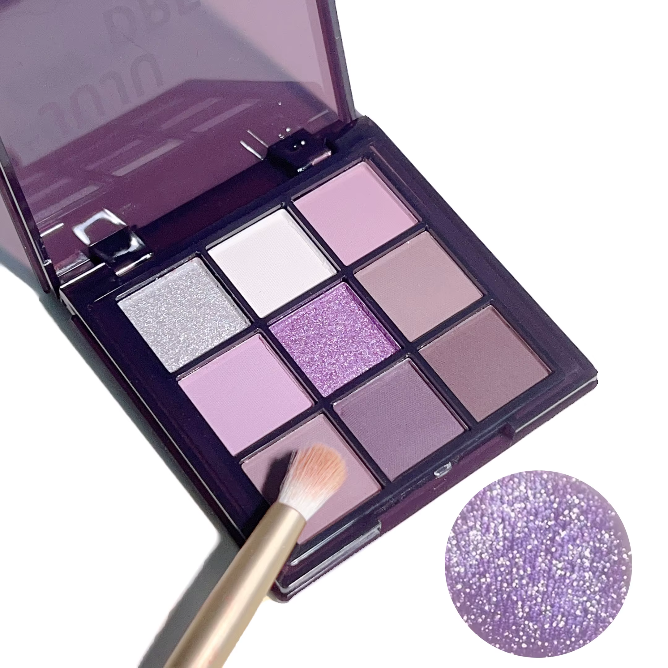 Violet charme rêve fille neuf couleurs ombre à paupières plaque fumée