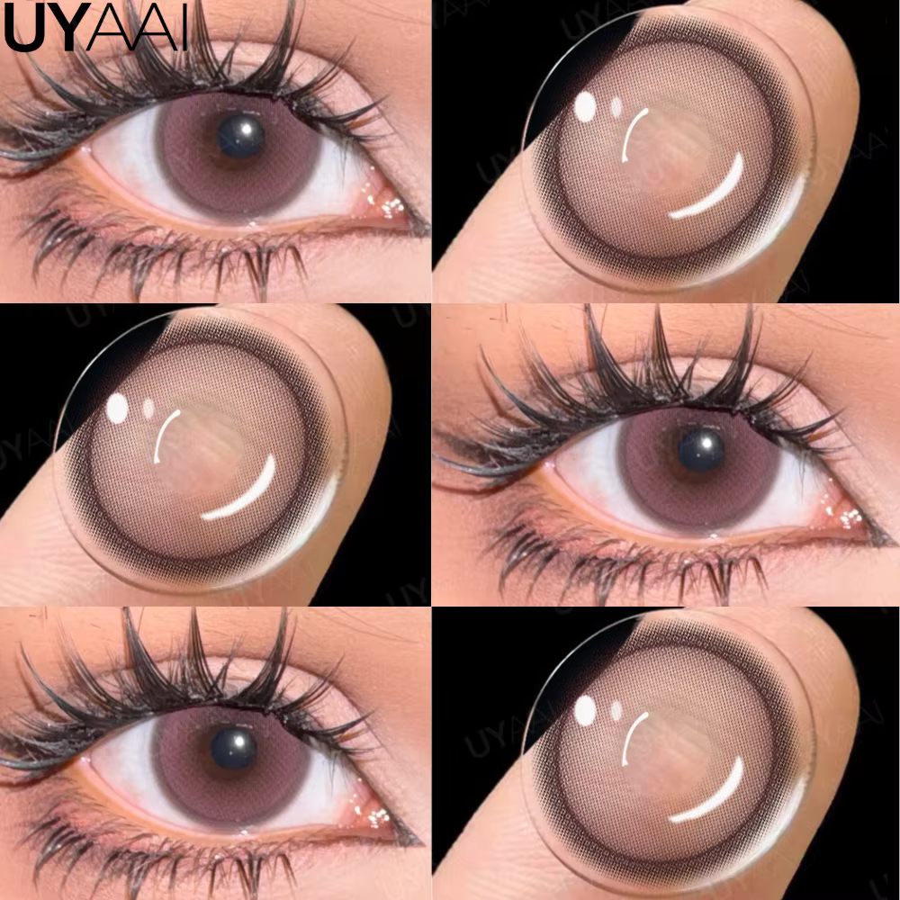 UYAAI maquillage de Contact coloré lentilles pour les yeux marron naturel série Lovesick cosmétiques