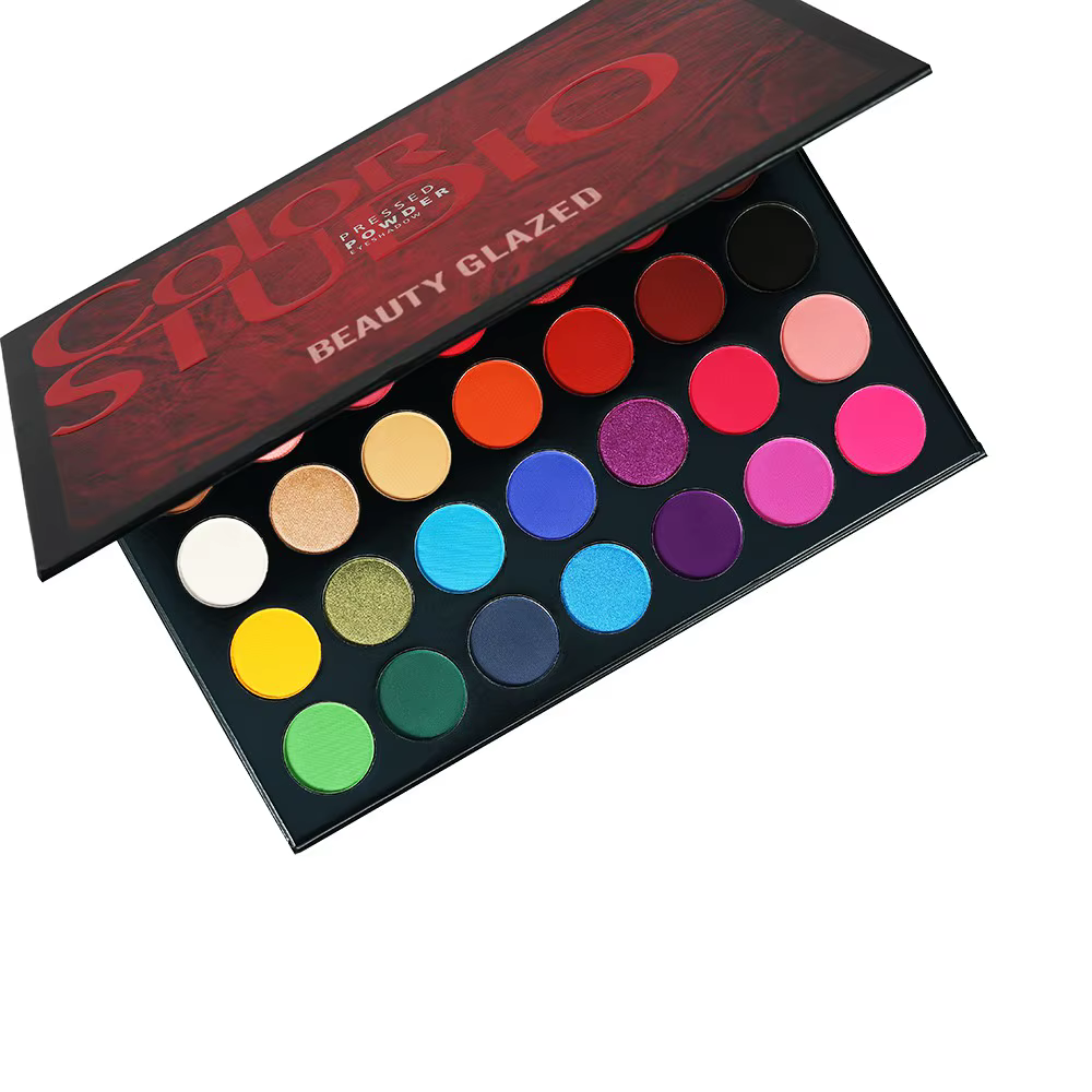 BEAUTY GLAZED Palette de fard à paupières 35 couleurs mat/brillant naturel Smokey paillettes