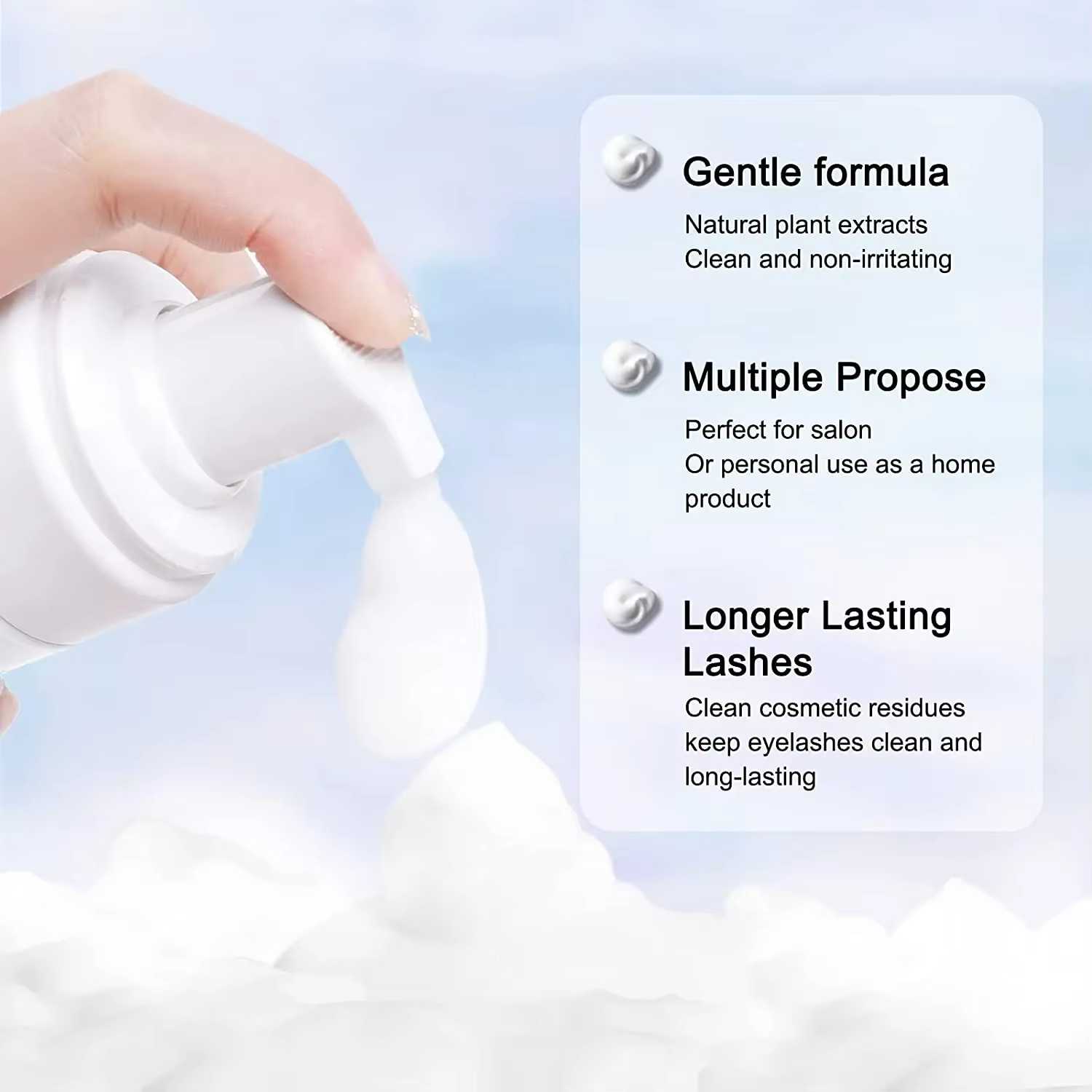 Lanthome – shampoing pour extensions de cils