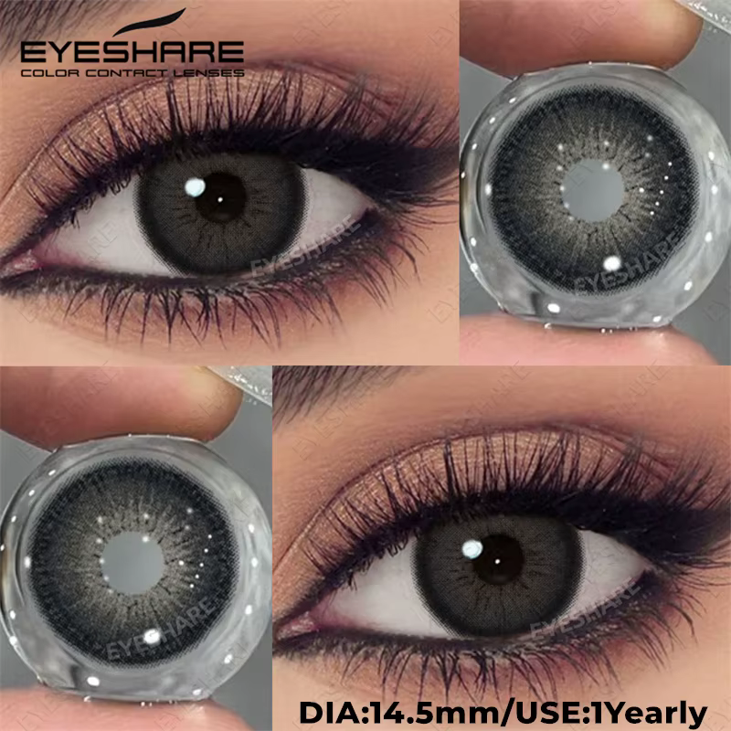 EYESHARE – lentilles noires à grands yeux