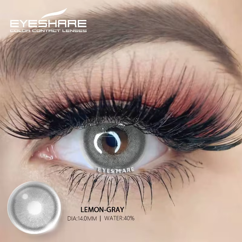 AMARA – lentilles de Contact de couleur marron et gris pour les yeux