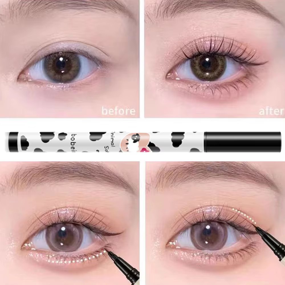 Stylo Eyeliner liquide marron couché