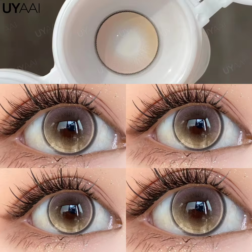 UYAAI lentilles noires à gros yeux
