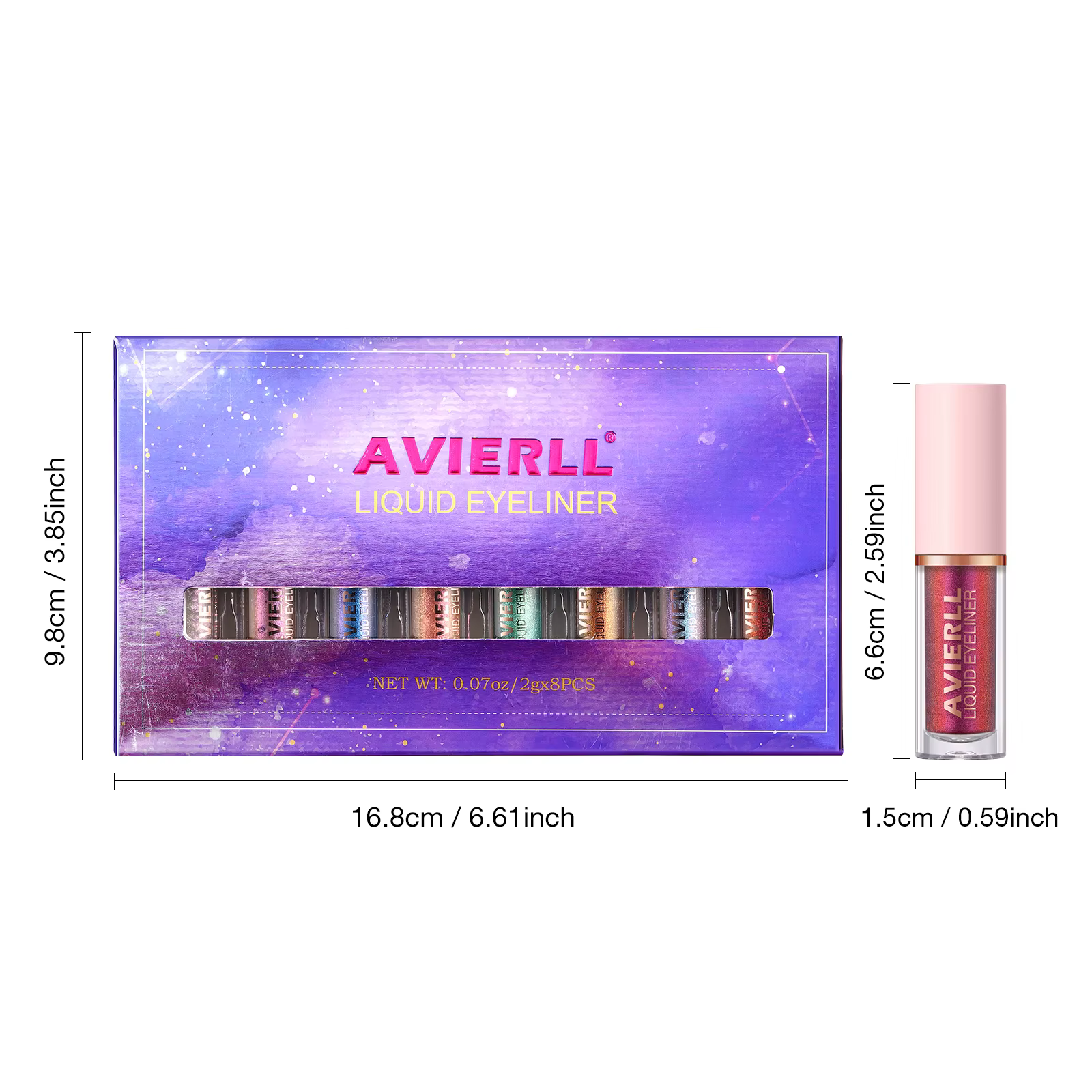 Ensemble d'eyeliner caméléon