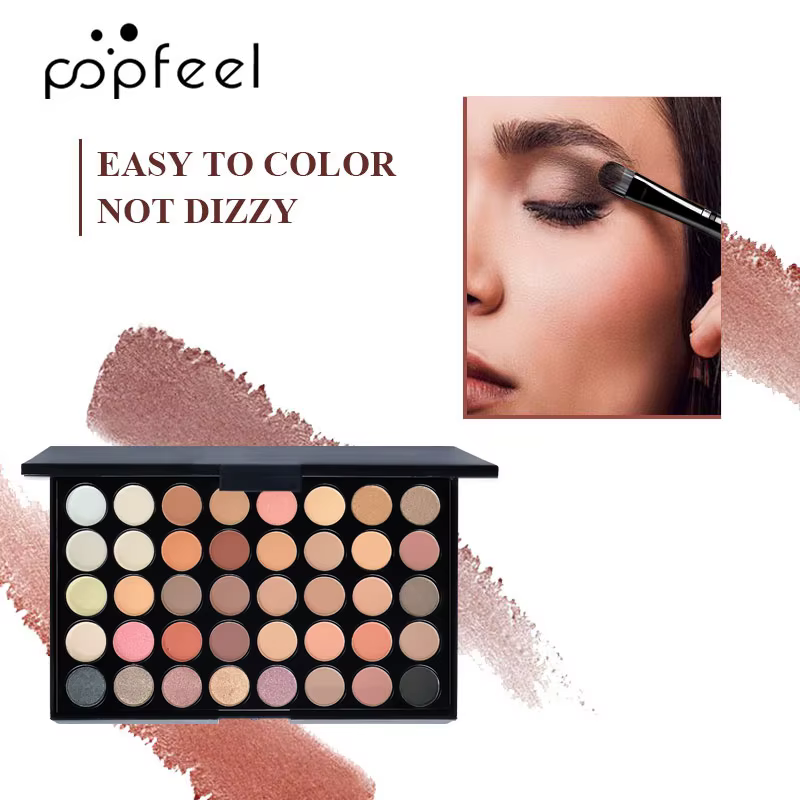 Palette de fards à paupières POPFEEL 40 couleurs
