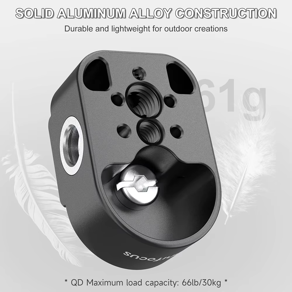 Base de poignée de batterie pour DJI RS 4 RS 3 RS 2, support d'extension de montage sur plaque de base avec prise QD, filetage 1/4 "et 3/8" pour la localisation Arri